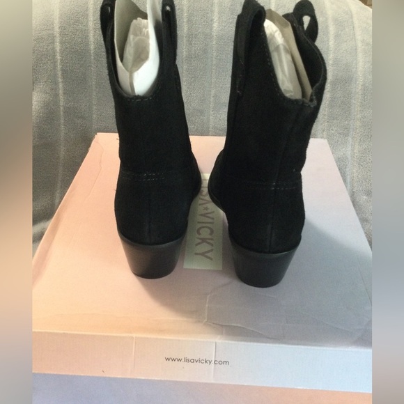 Lisa Vicky Sway Point Toe Healed Bootie Size 7M - Picture 5 of 12